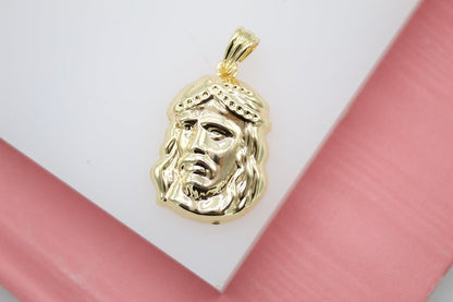 Jesus Head Pendant (A114)-0