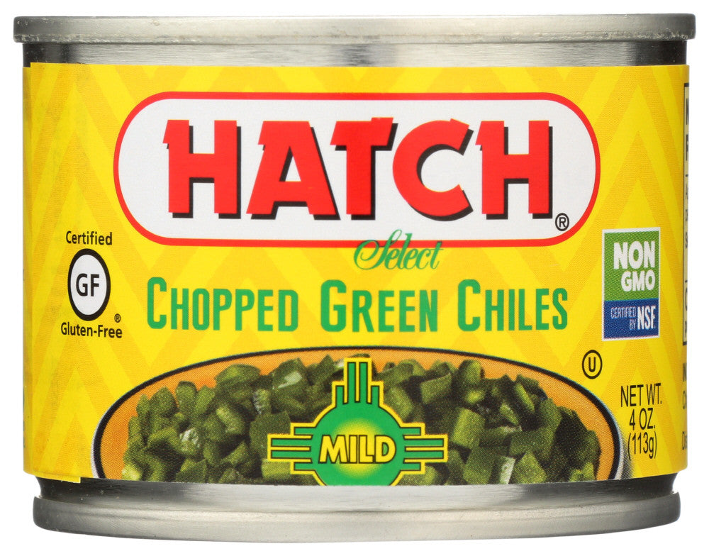 Hatch Farms Peeled Chopped Green Chiles Mild (24x4 Oz)-0