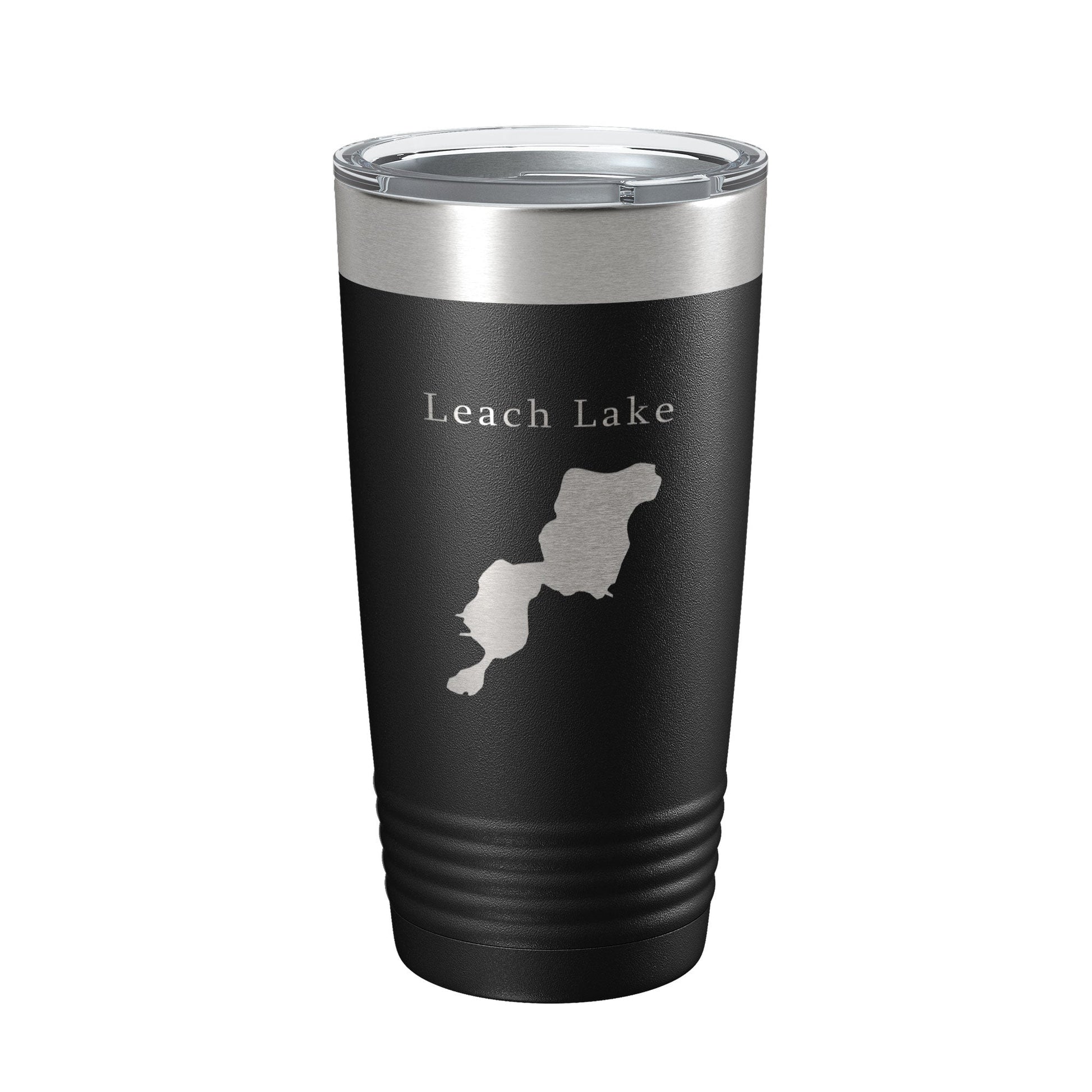 Leach Lake Map Tumbler Travel Mug Insulated Laser Engraved Coffee Cup Michigan 20 oz-5
