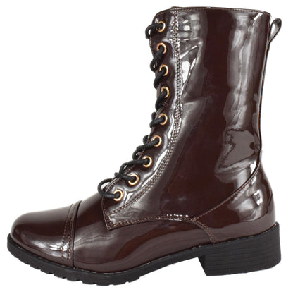 JALEN-01 Brown Patent Forever-1