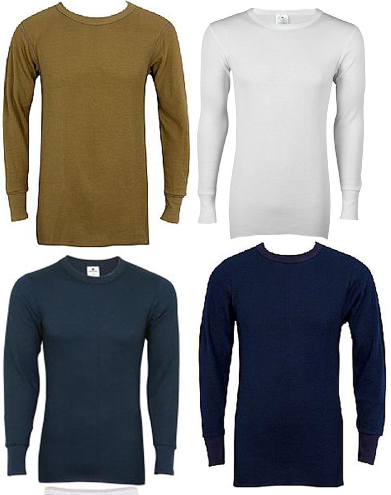 Indera Mens Regular & Big ICEtex Dual Face Fleeced Thermal Long John Top-0