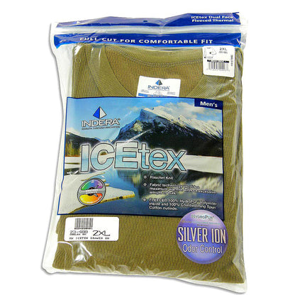 Indera Mens Regular & Big ICEtex Dual Face Fleeced Thermal Long John Top-3