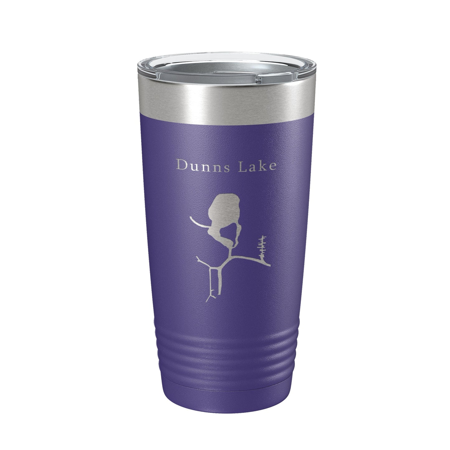 Dunns Lake Map Tumbler Travel Mug Insulated Laser Engraved Coffee Cup Illinois 20 oz-15