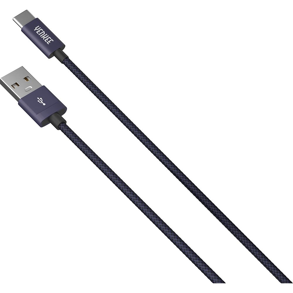 Cablu de date, Yenkee, USB A 2.0 C, 2m, Albastru (YCU 302 BE)-0