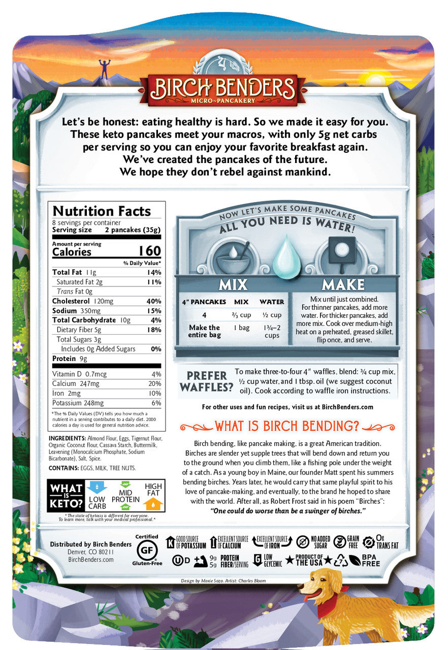 BIRCH PCAKE/WAFFL KETO ( 6 X 10 OZ   )-1