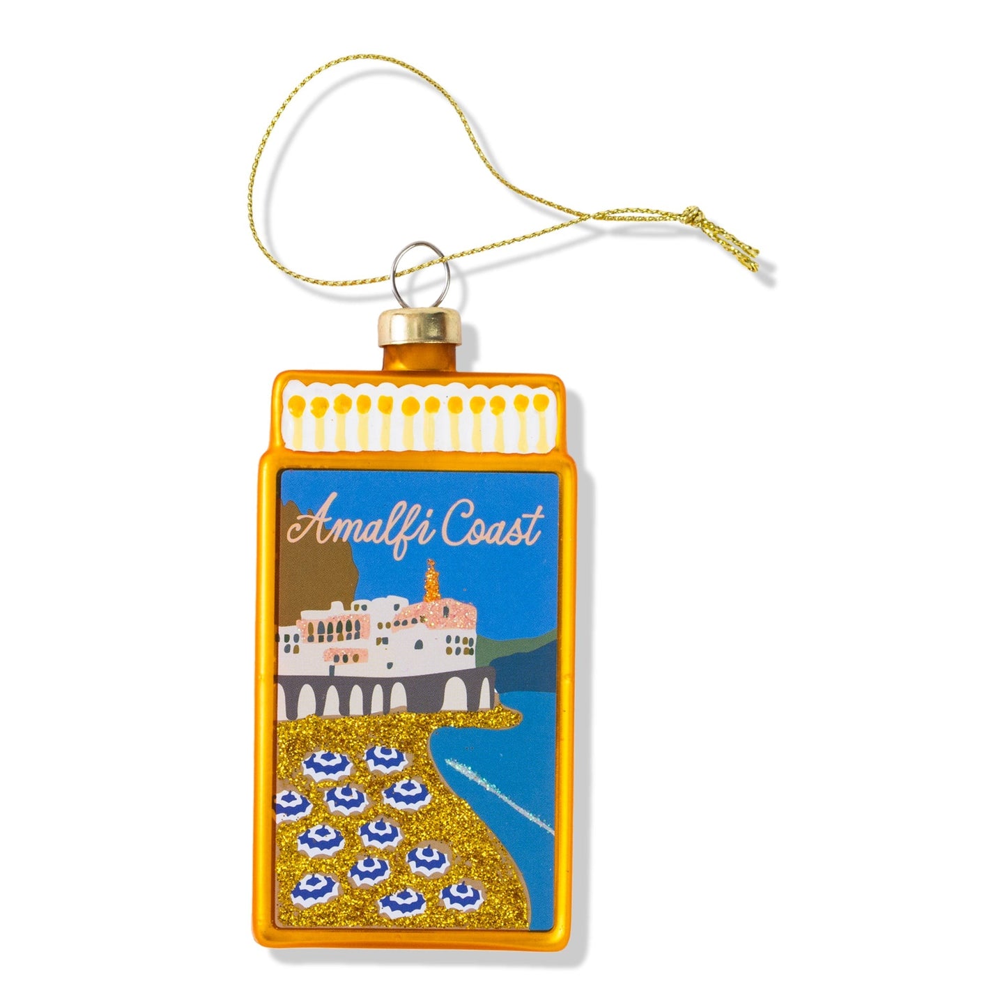 Matchbook Ornament - Amalfi Coast-1