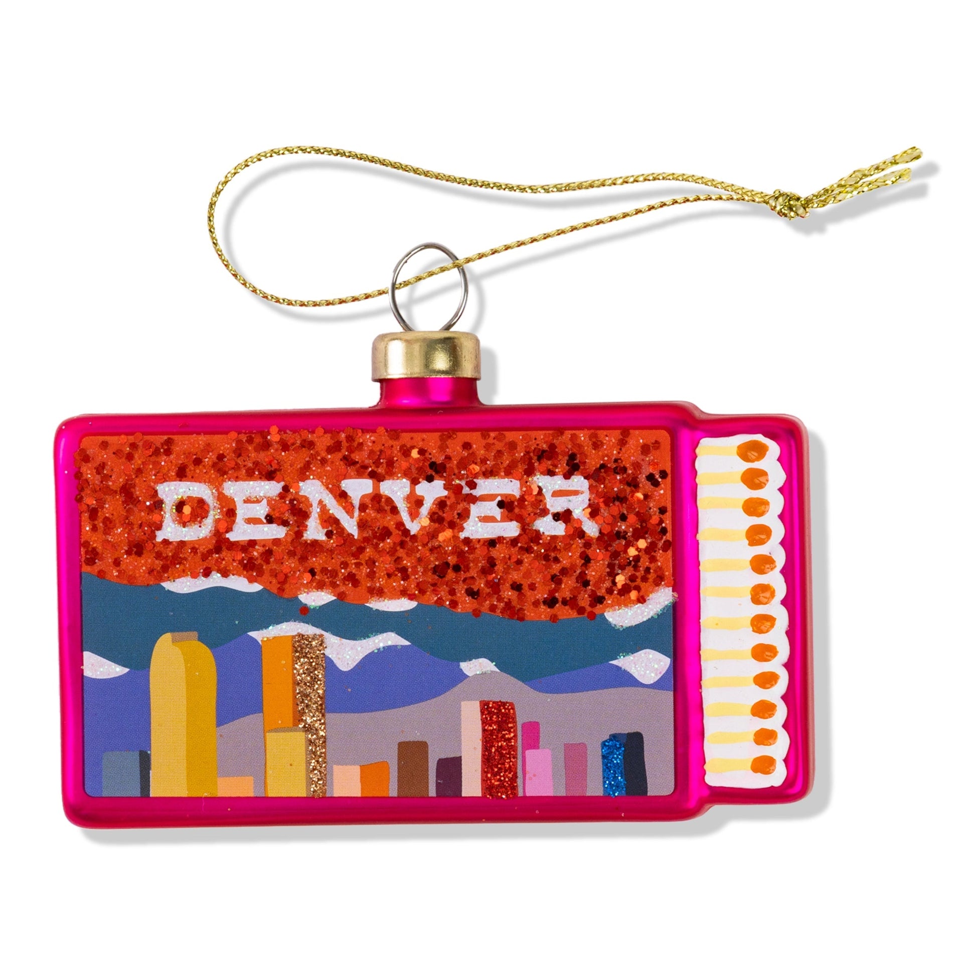 Matchbook Ornament - Denver-1