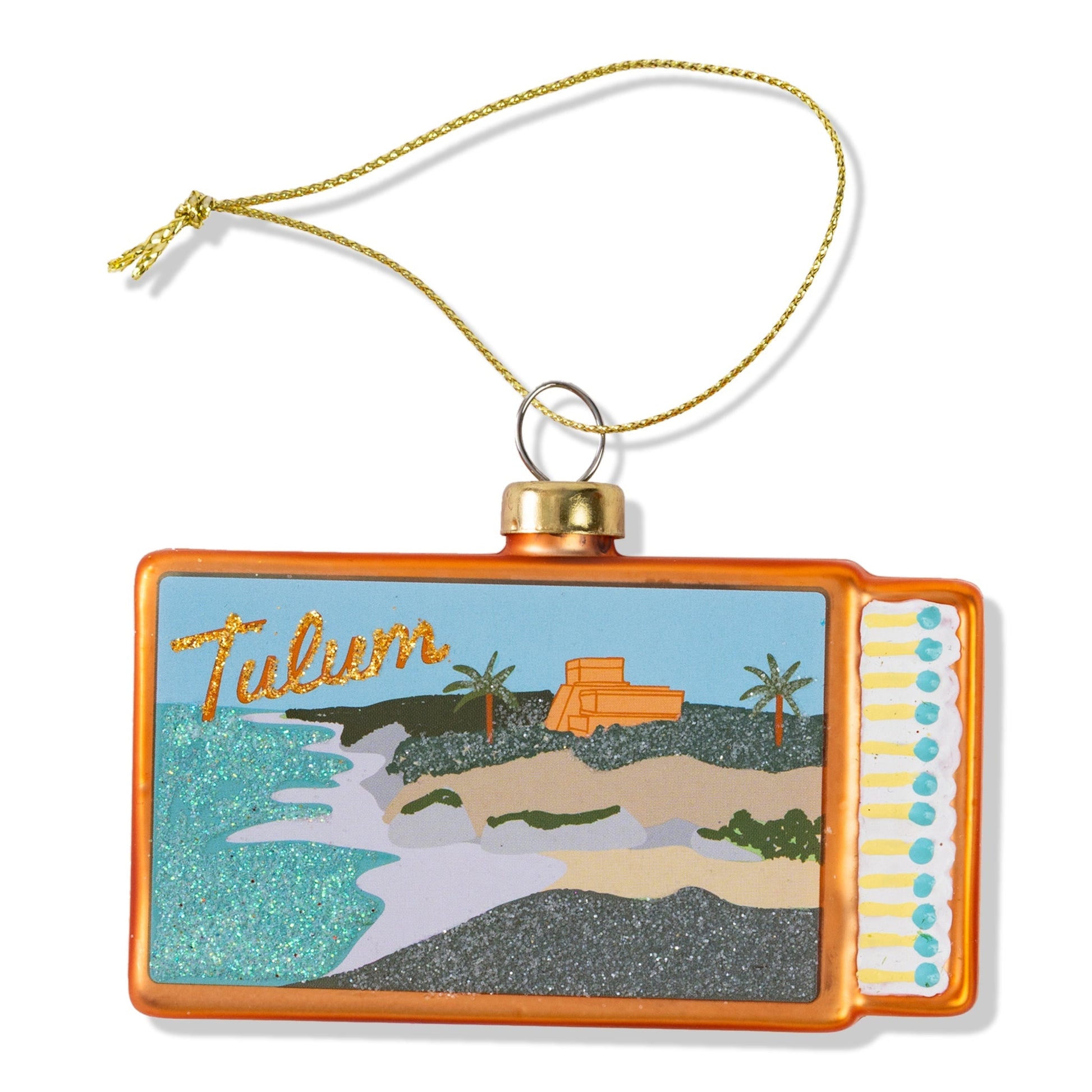 Matchbook Ornament - Tulum-1