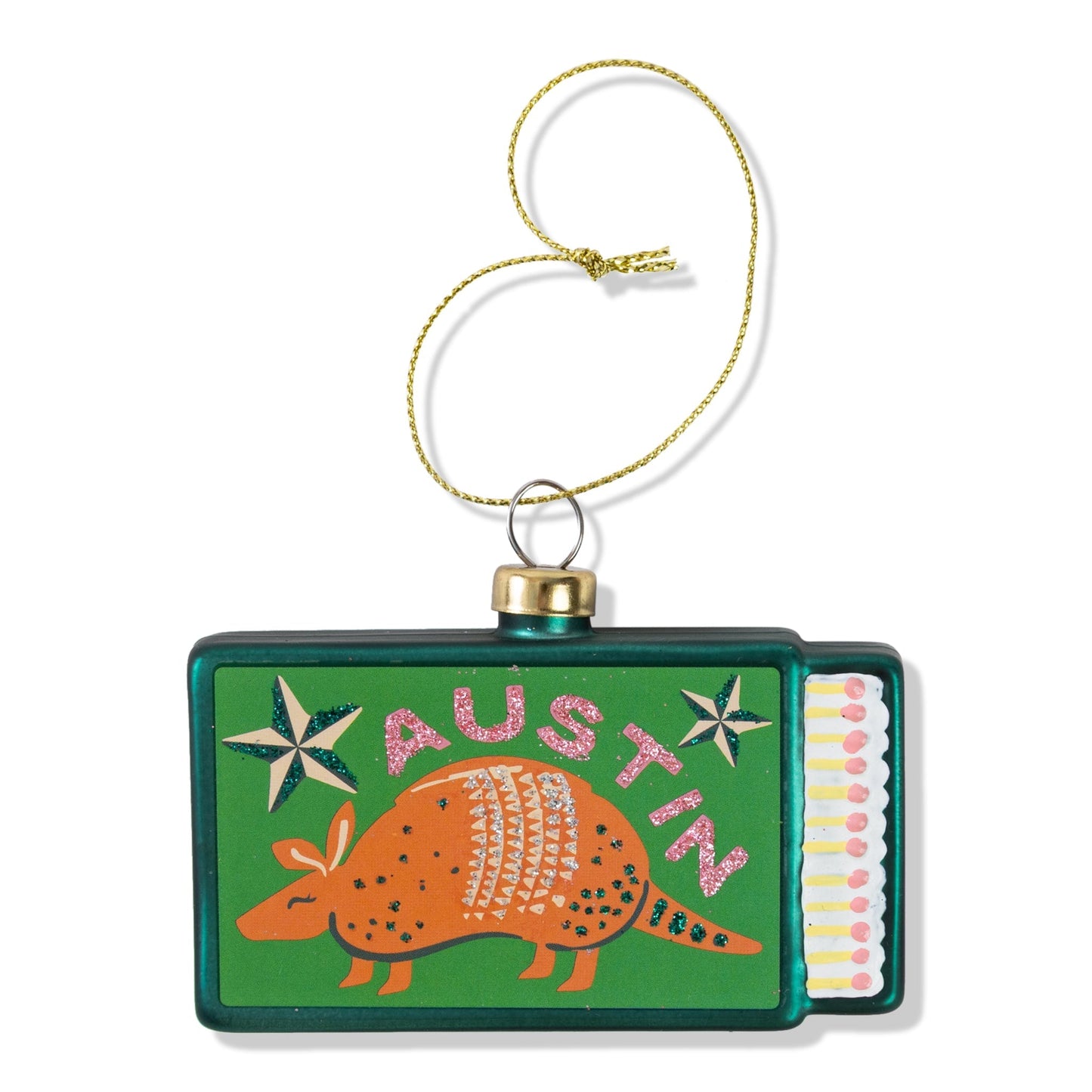 Matchbook Ornament - Austin-1