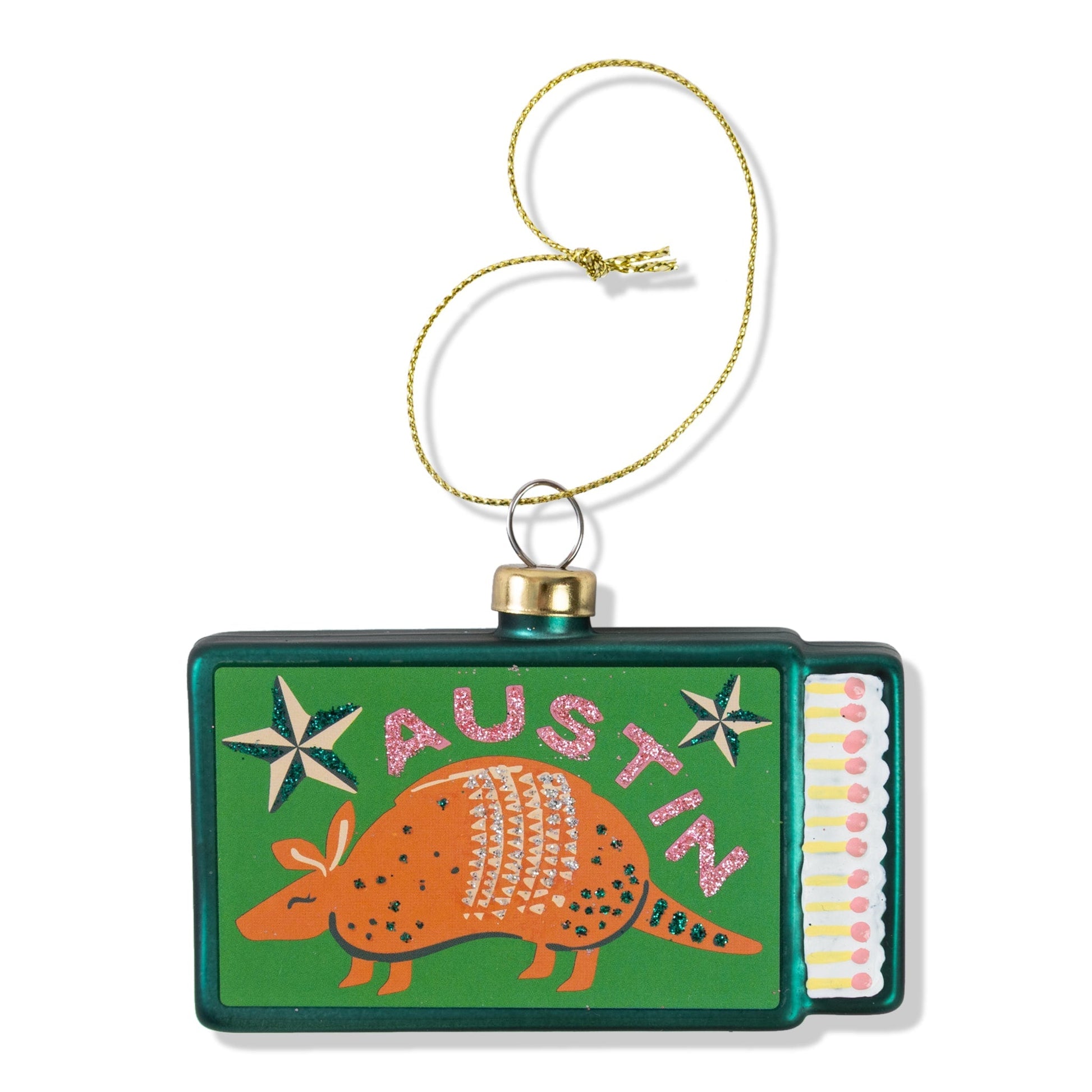 Matchbook Ornament - Austin-1