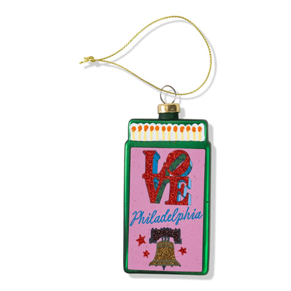 Matchbook Ornament - Philadelphia-1