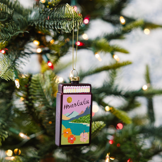 Matchbook Ornament - Honolulu-0
