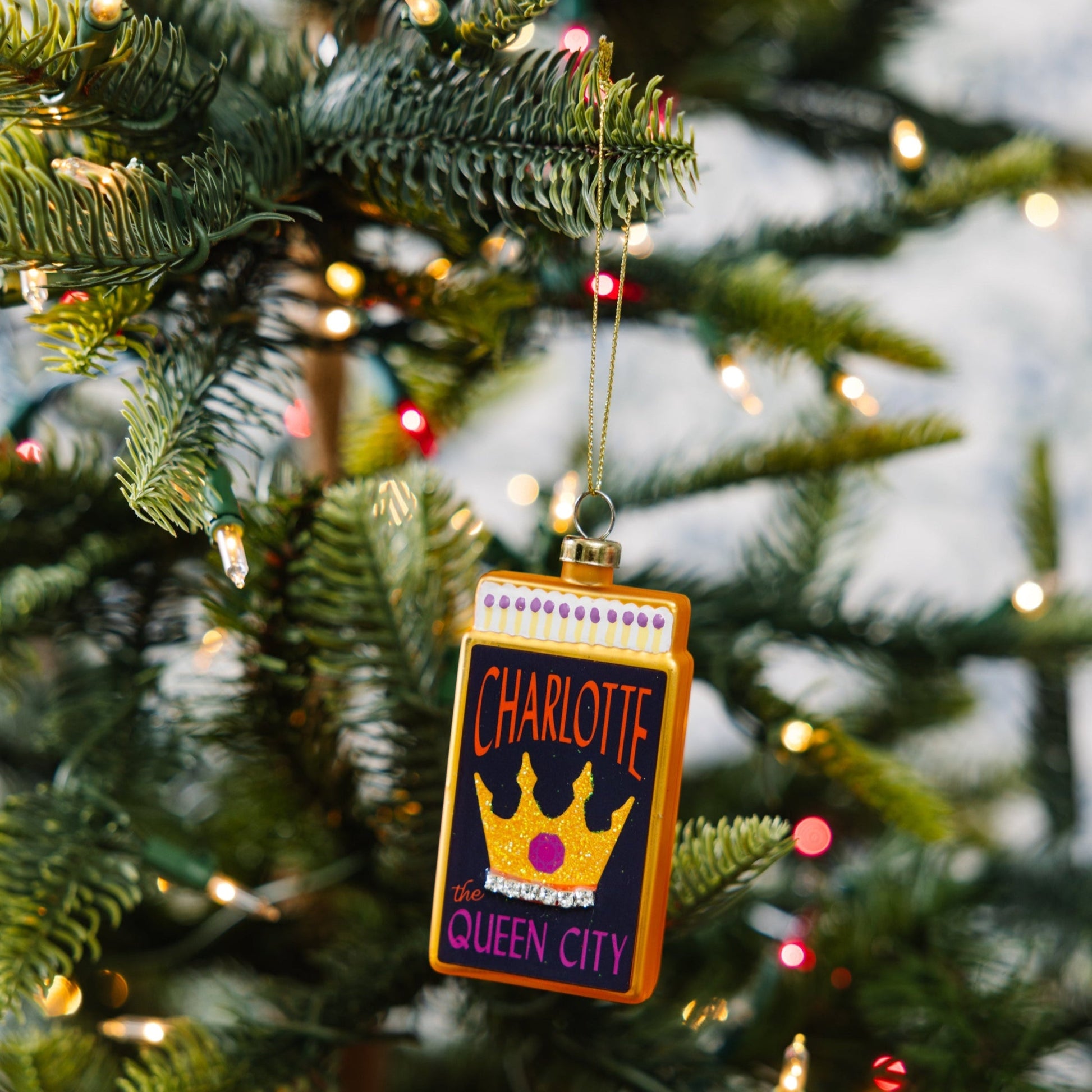 Matchbook Ornament - Charlotte-0