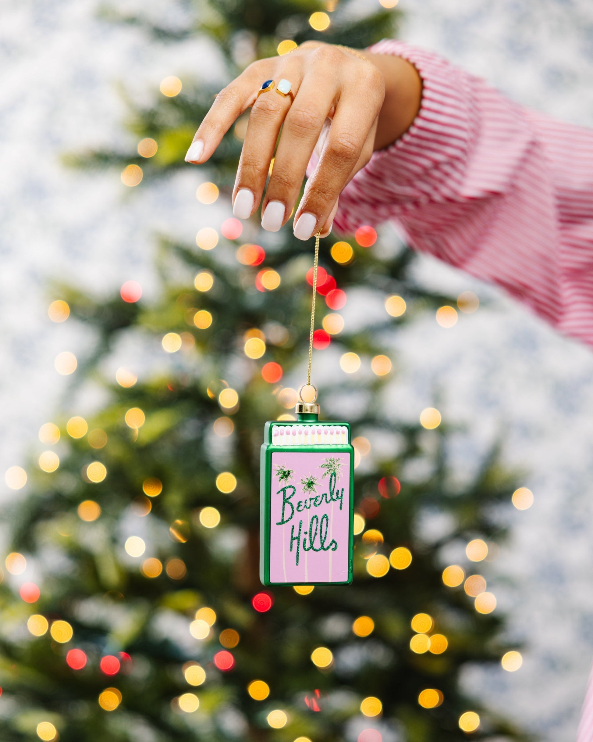 Matchbook Ornament - Beverly Hills-1