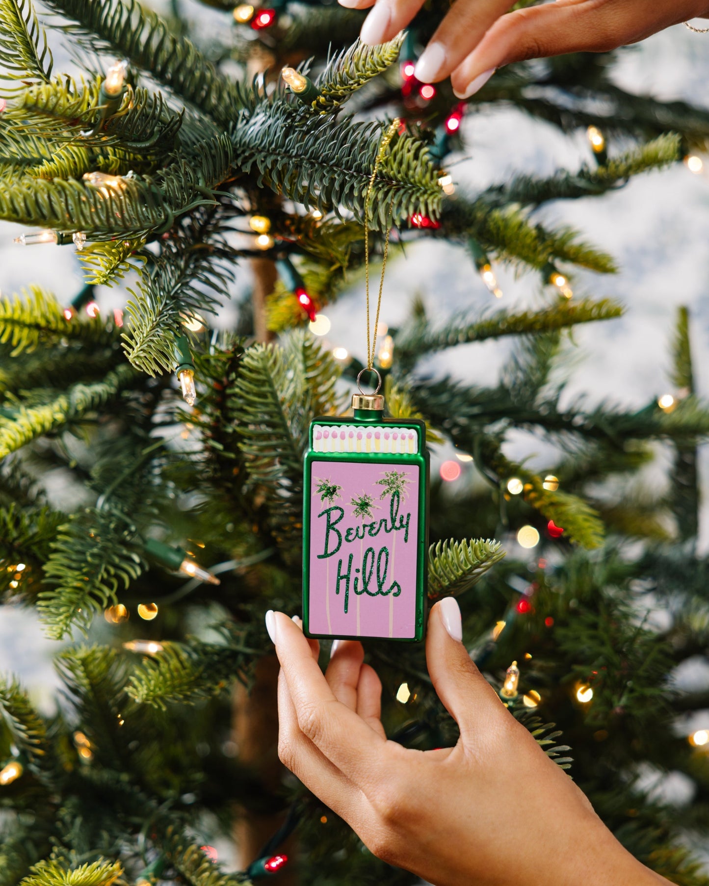 Matchbook Ornament - Beverly Hills-2