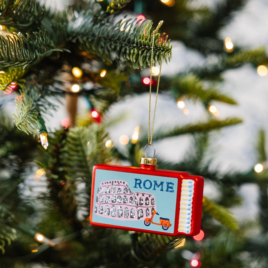 Matchbook Ornament - Rome-0