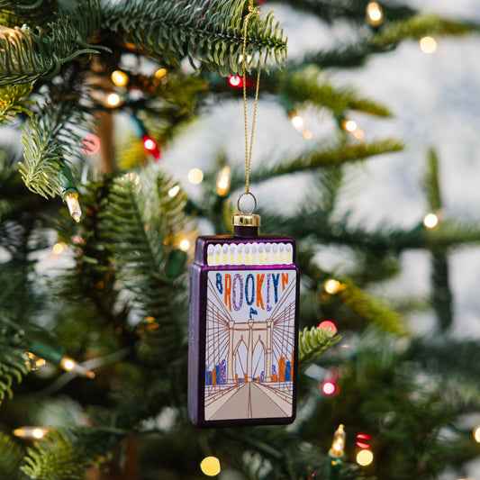 Matchbook Ornament - Brooklyn-0