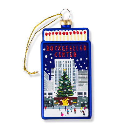 Matchbook Ornament - Rockefeller Center-1