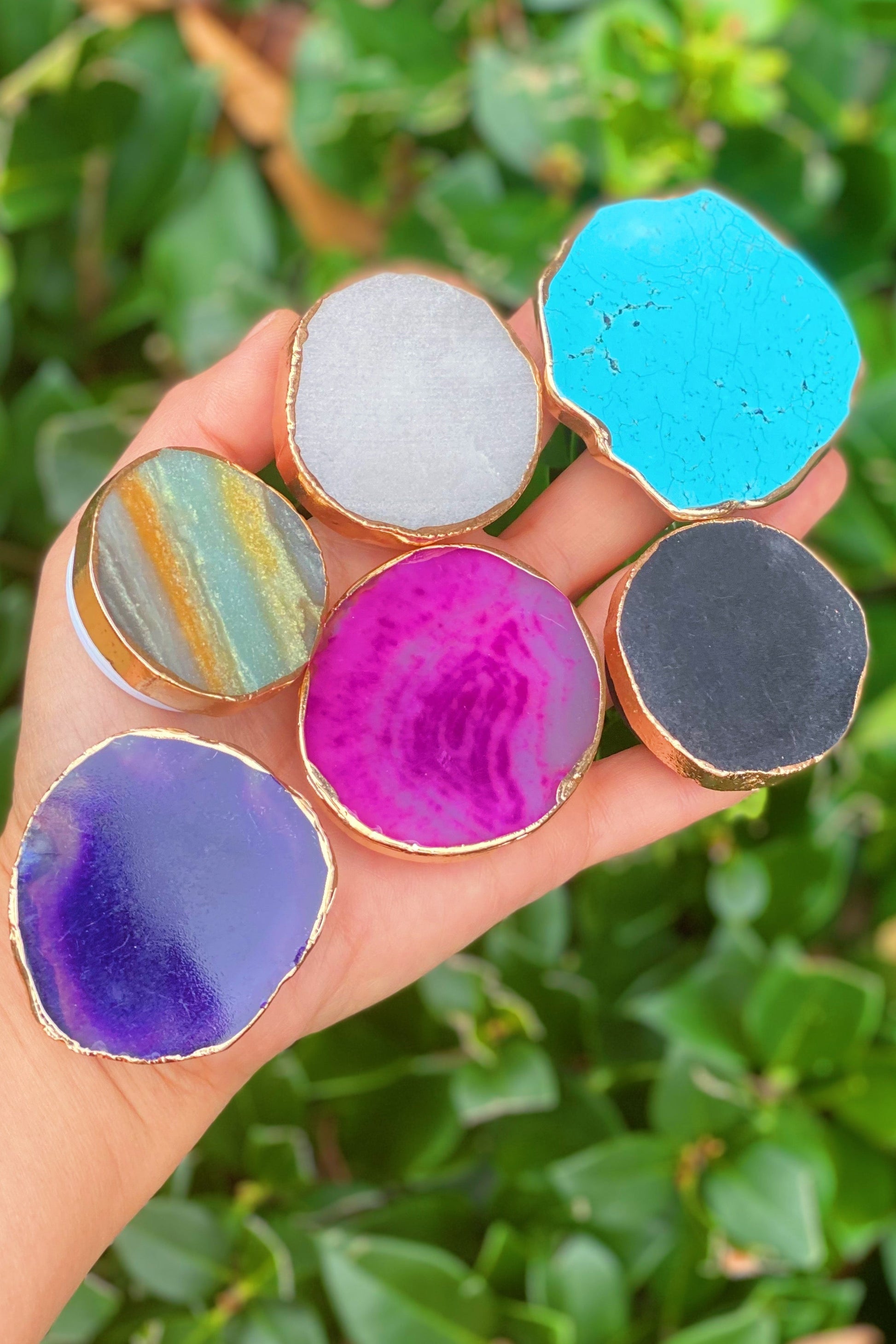 Golden Edge Natural Stone Device Grip-2