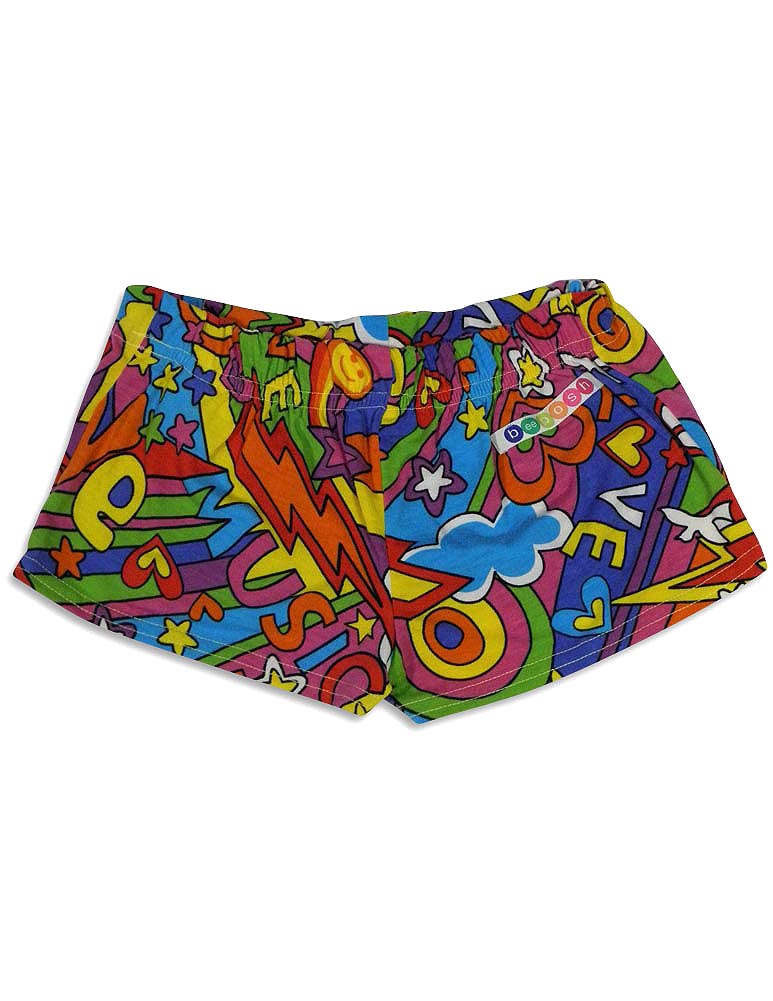 Bee Posh Toddler Little and Big Girls Cozy Pajama Lounge Sleep Short-4