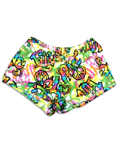 Bee Posh Toddler Little and Big Girls Cozy Pajama Lounge Sleep Short-6