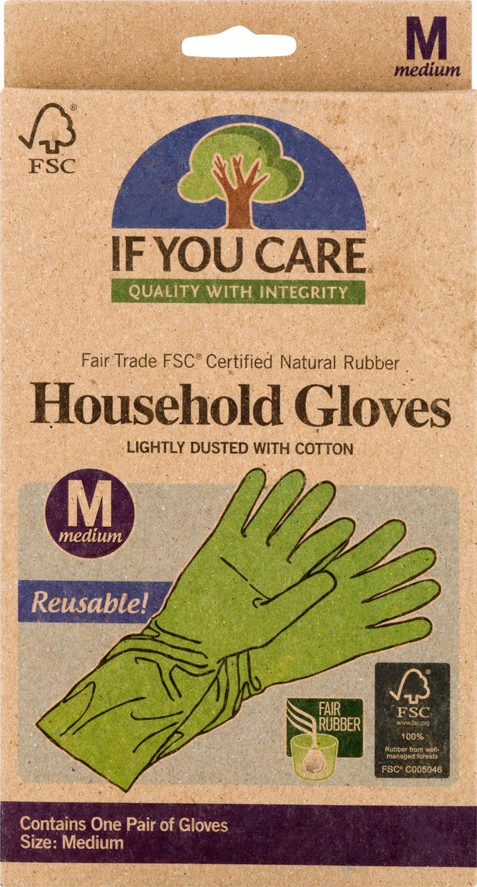 If You Care Medium Household Gloves (12x1 Pair)-1