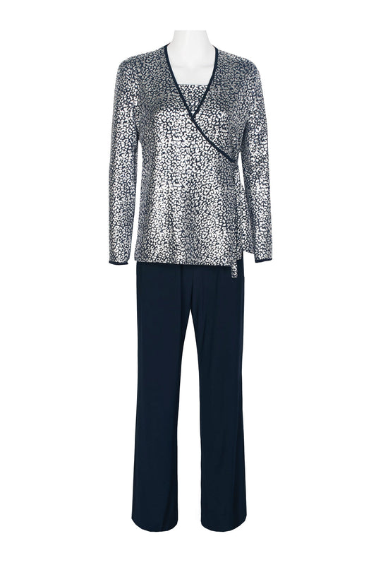 Marina Metallic Knit Three Piece Set-0