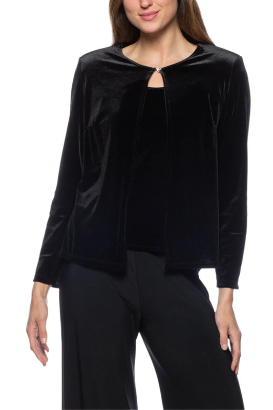 Marina long sleeve jacket and top set - wholesale-0