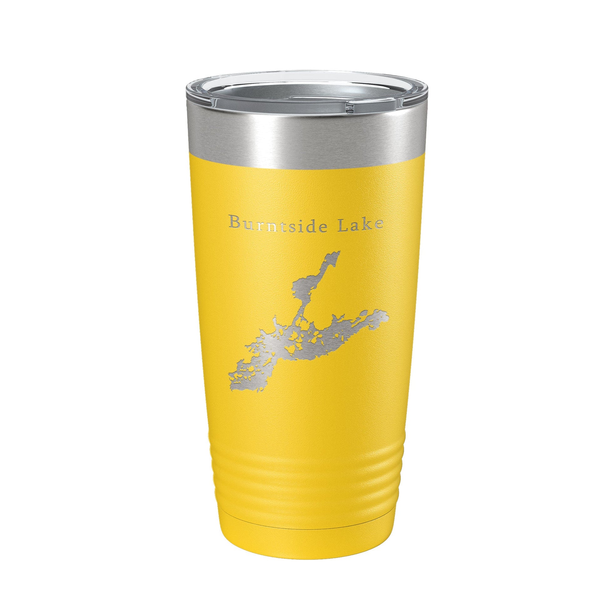Burntside Lake Map Tumbler Travel Mug Insulated Laser Engraved Coffee Cup Minnesota 20 oz-4