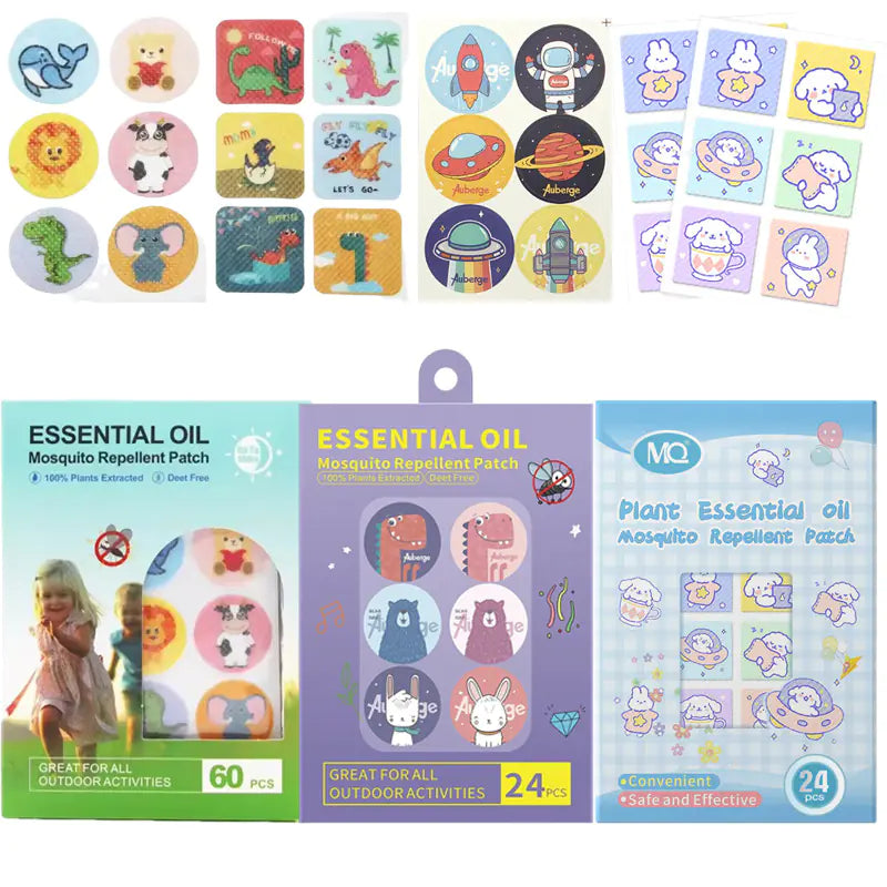 Kids Mosquito Repellent Cartoon Stickers