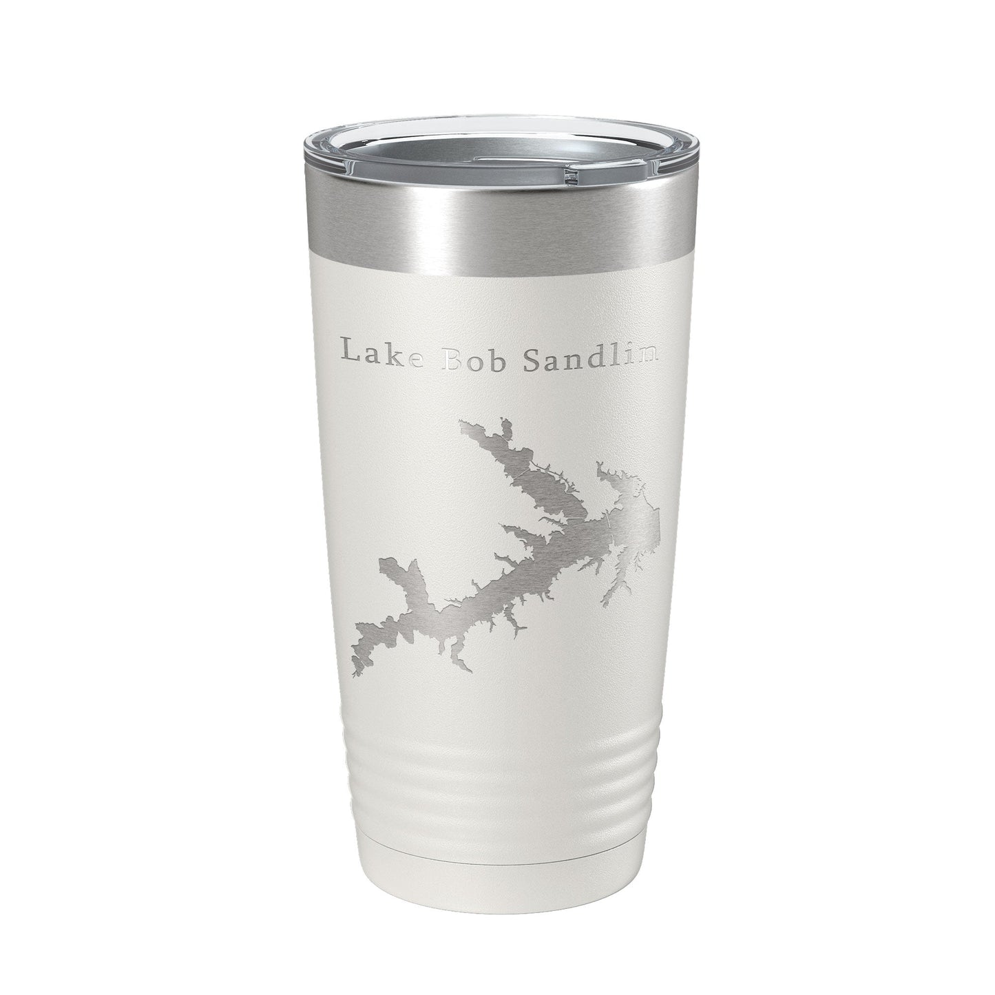 Lake Bob Sandlin Map Tumbler Travel Mug Insulated Laser Engraved Coffee Cup Monticello Reservoir Texas 20 oz-7