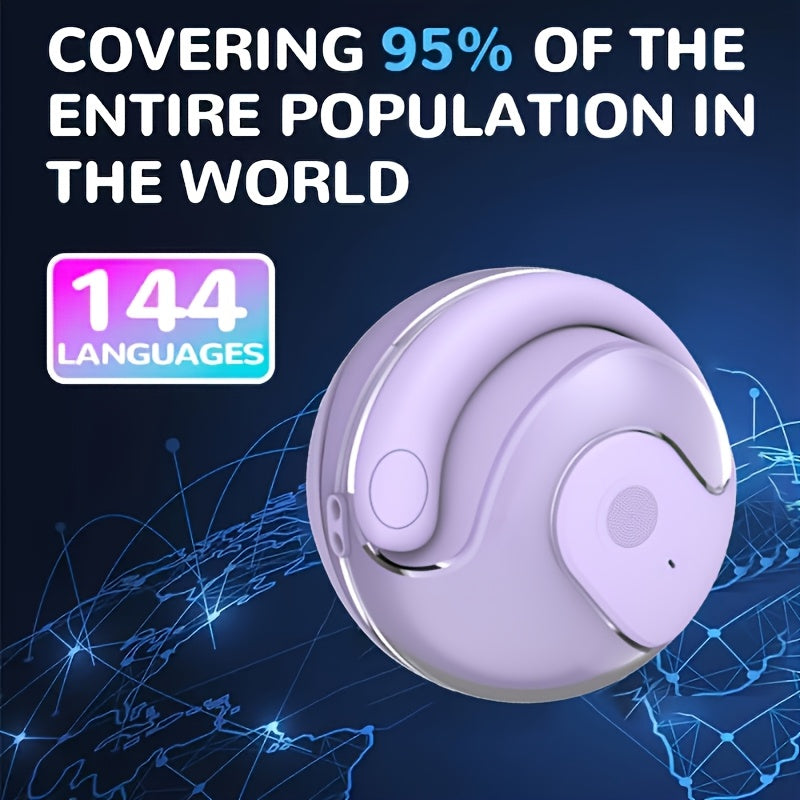 NNETM 100+ Languages Wireless Translation Earphones with Fast Charging-2