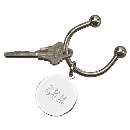 Disc Shaped Keychain-1