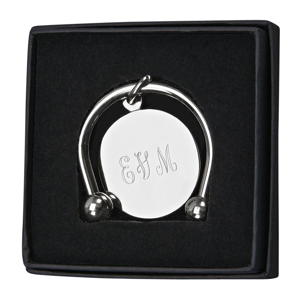 Disc Shaped Keychain-2