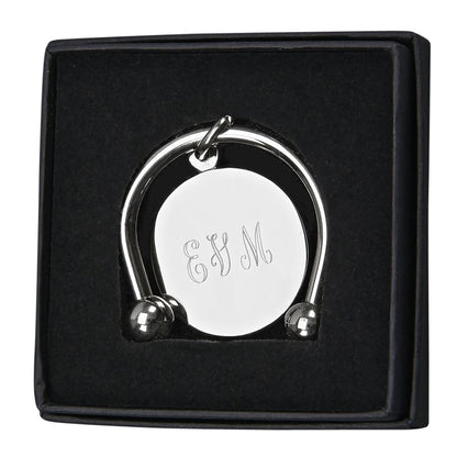 Disc Shaped Keychain-2