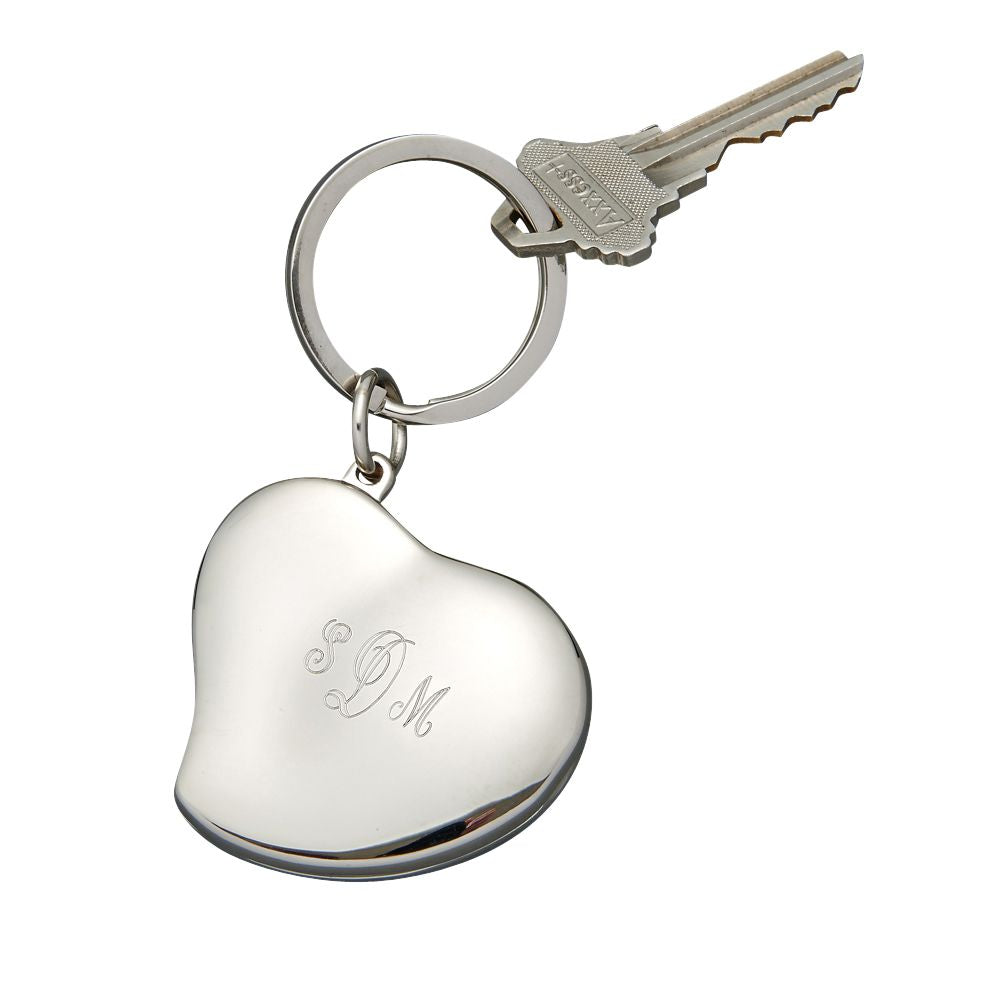 Heart Shaped Locket Keychain-0