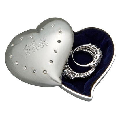 Free Form Heart Shaped Box With Crystals-2