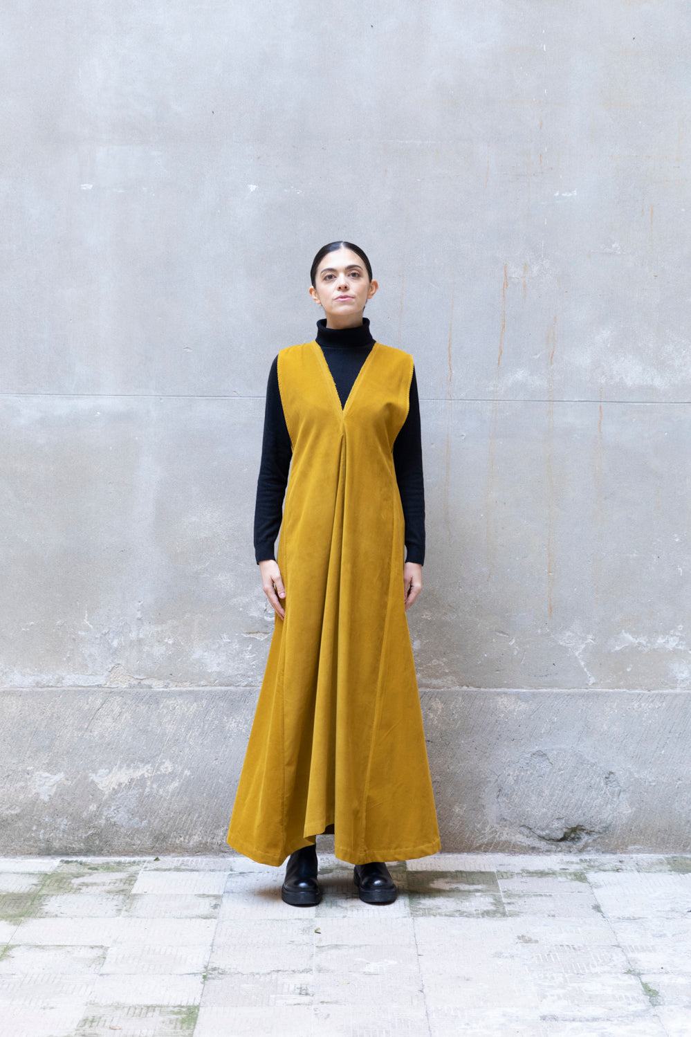 A-line Maxi Long Dress-3