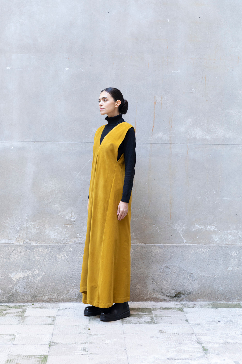 A-line Maxi Long Dress-4