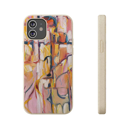 Biodegradable Phone Case with 'Abstract Pueblo' Original Artwork by Barbara Cleary-26