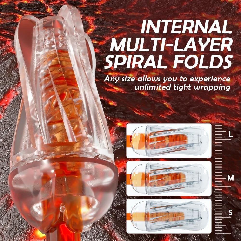 ClearGrip Spiral Suction Transparent Stroker-4