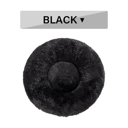 The Snugglepaws Plush Donut Pet Bed: Luxuriously Cozy Haven For Dogs And Cats-6