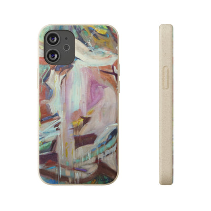 Biodegradable Phone Case with 'All Seasons' Abstract Original Artwork by Barbara Cleary-28