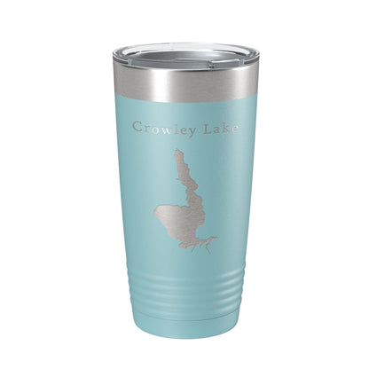 Crowley Lake Map Tumbler Travel Mug Insulated Laser Engraved Coffee Cup California 20 oz-13