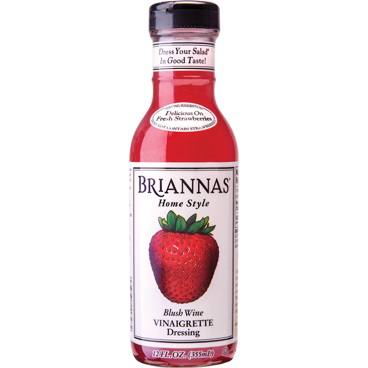 Brianna's Home Style Blush Wine Vinaigrette Salad Dressing (6x12Oz)-0