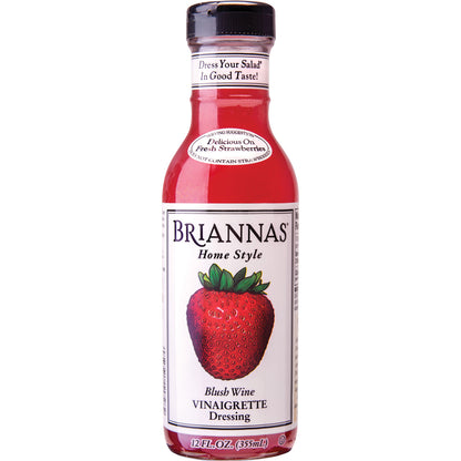 Brianna's Home Style Blush Wine Vinaigrette Salad Dressing (6x12Oz)-0