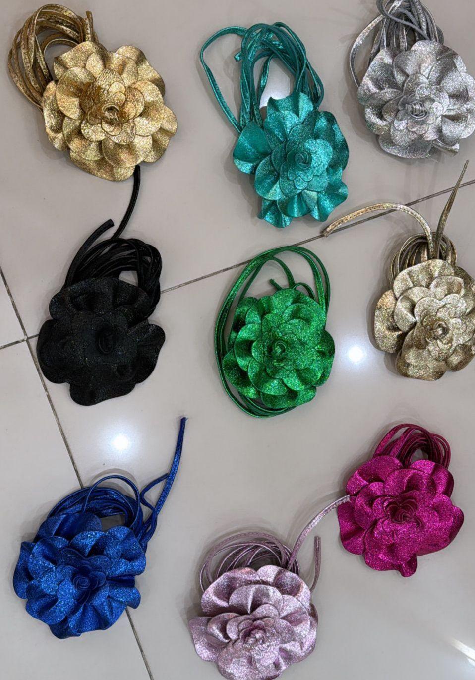 Italian Leather Metallic Belts-4