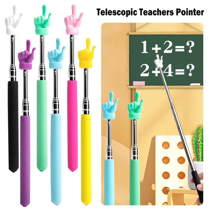 Retractable Stainless Steel Teacher Pointer for Classroom