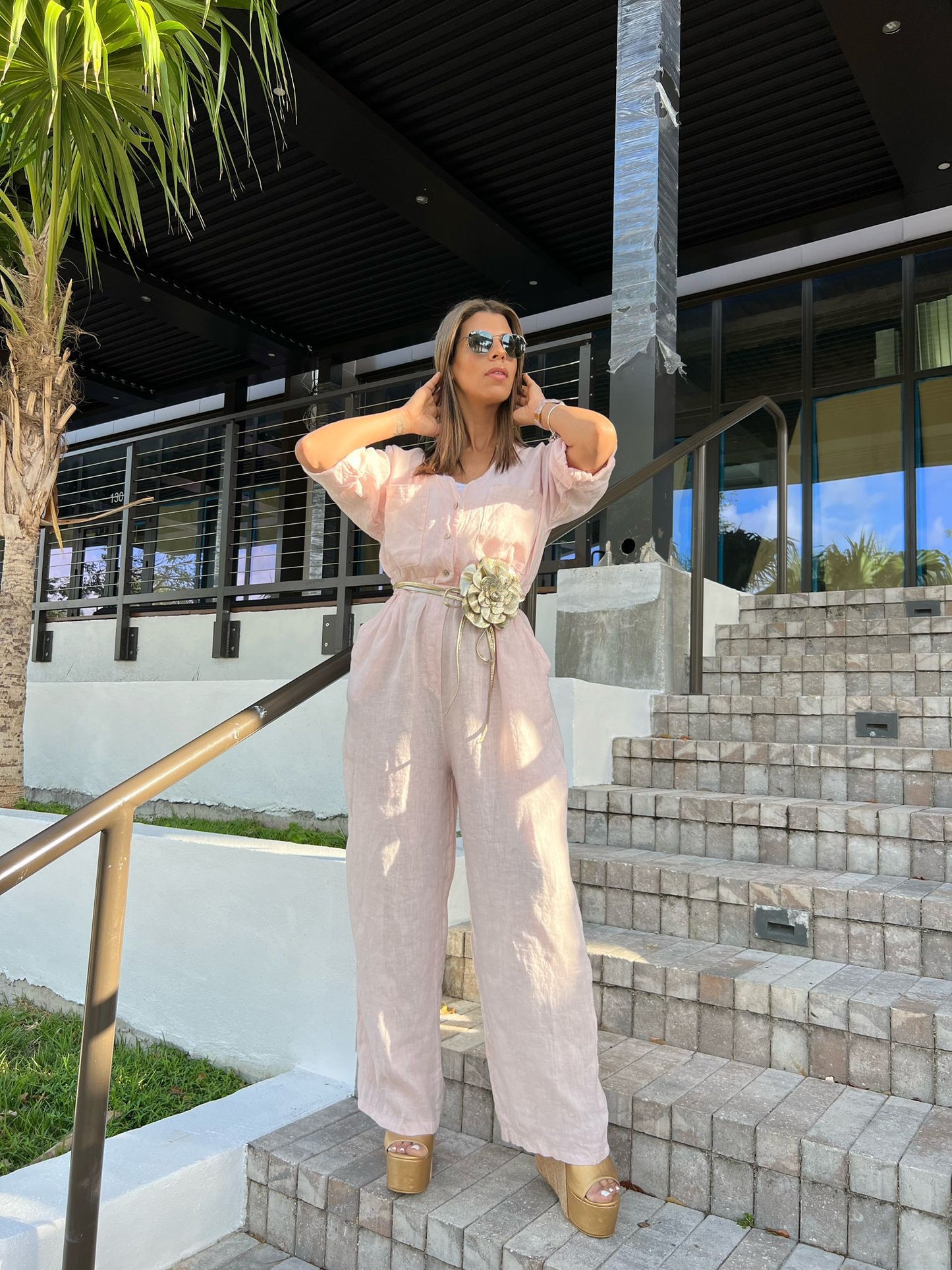 Italian Leather Metallic Belts-2