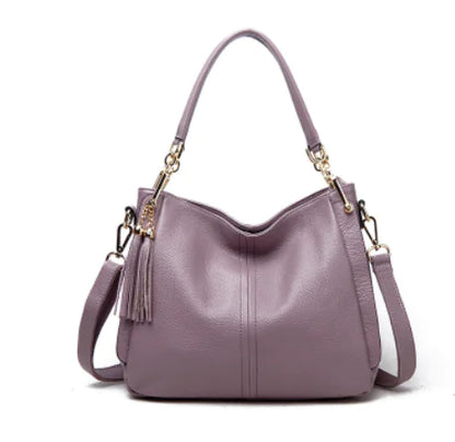 Fashionable Women's Genuine Leather Tote Bag